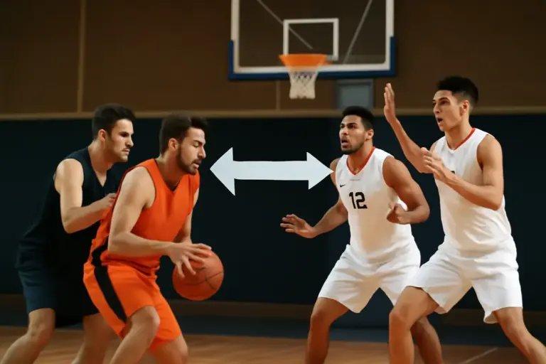 Penetrazione e scarico nel basket: la scelta intelligente che crea tiri liberi per i compagni
