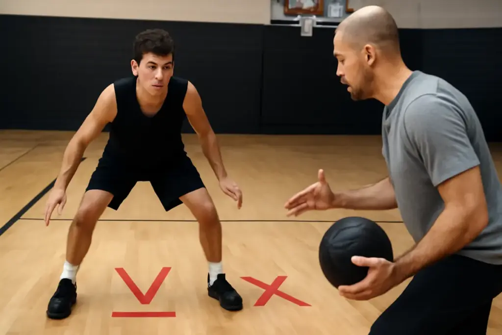 Come si lavora sul footwork per migliorare in difesa? L’errore tipico che limita i progressi