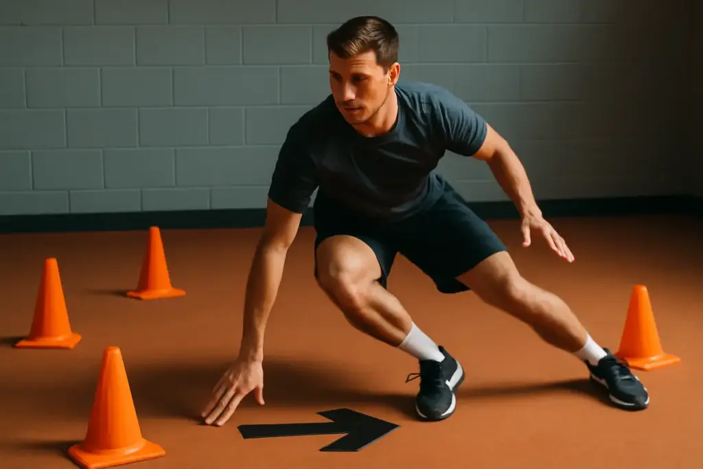 Come velocizzare i cambi di direzione? L’esercizio che ottimizza agility e previene stiramenti muscolari